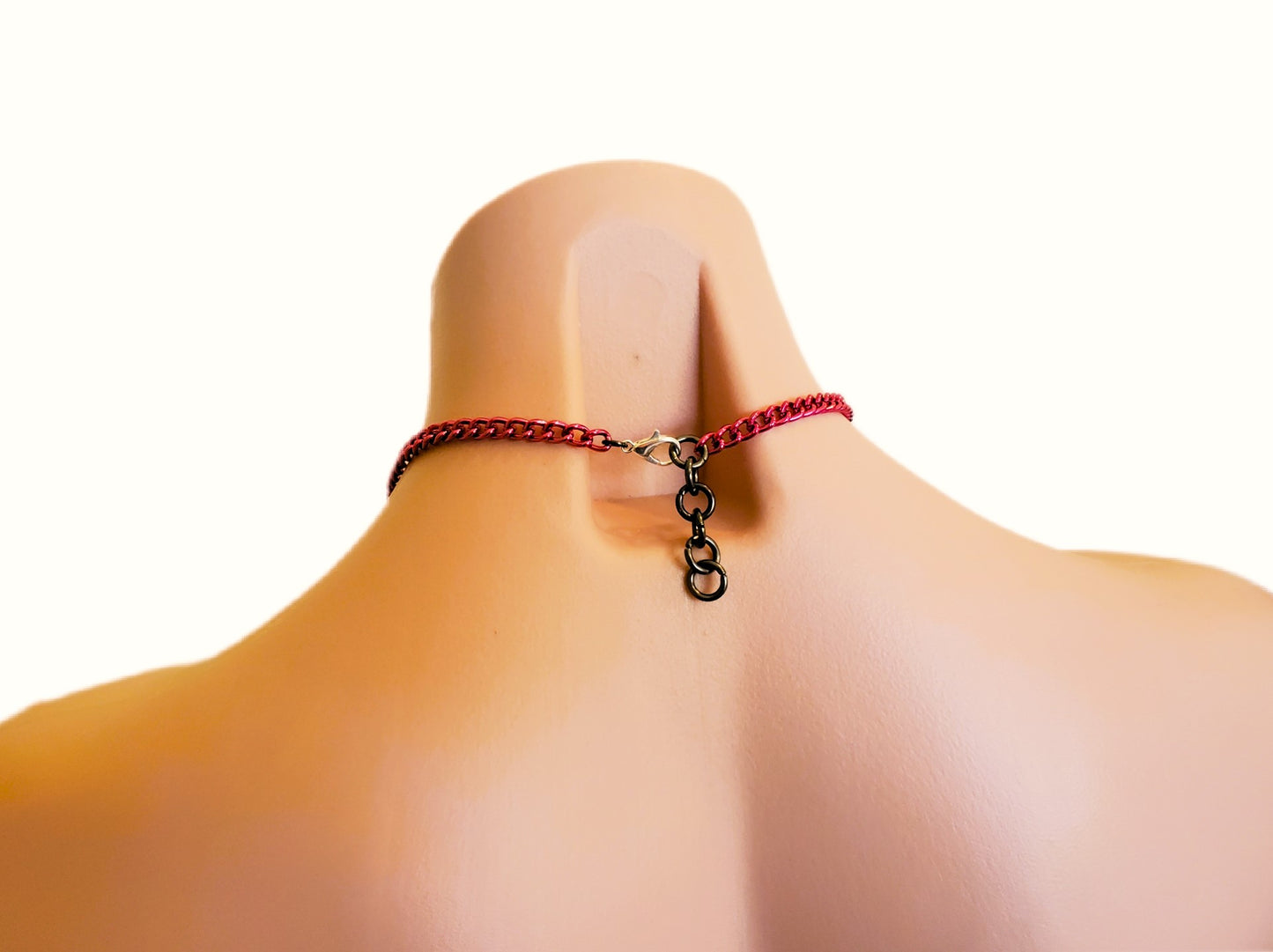 Pink Necklace To Nipple Chain, Non-pierced Jewelry