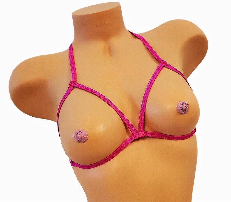 Micro Uncensored Neon String Bikini Set