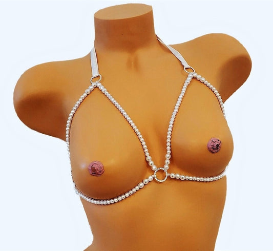 Deluxe Pearl Lingerie Bra