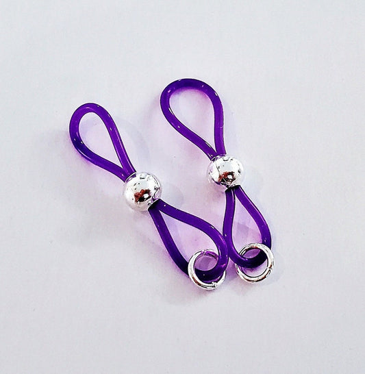 Colorful Non-Pierced Nipple Noose Lingerie Jewelry, Fake Nipple Rings