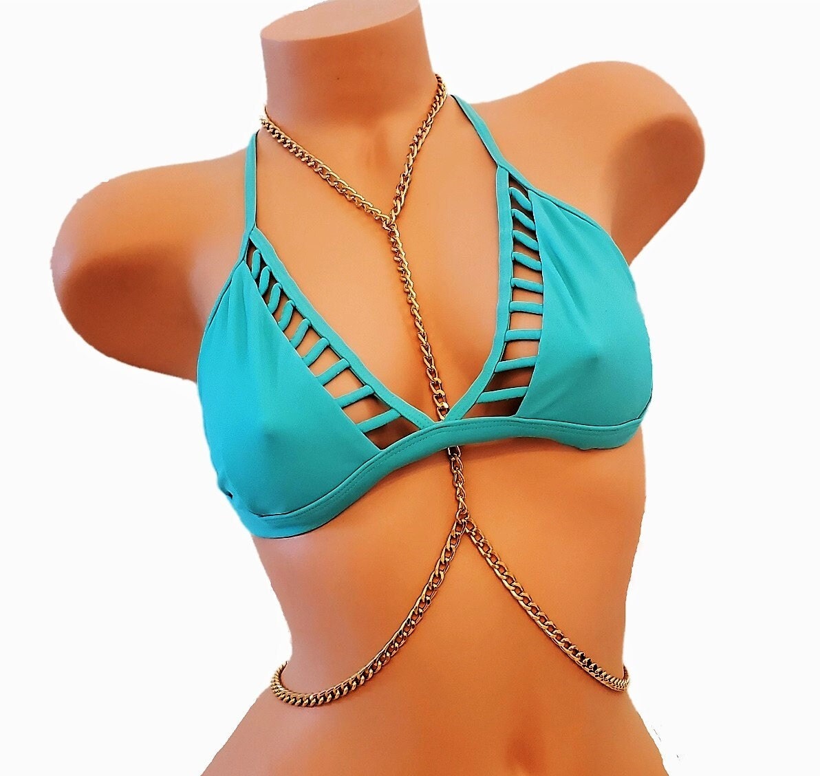 Halter Body Chain Jewelry Fashion Accessory