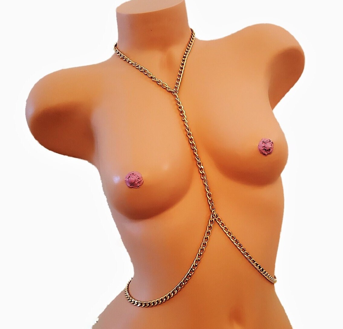 Halter Body Chain Jewelry Fashion Accessory